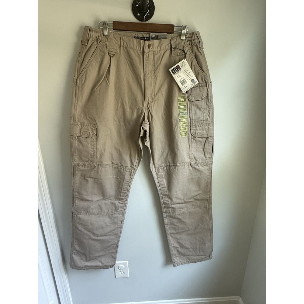 5.11 Tactical Series Mens 36x34 Sage Canvas Cargo Pants NWT